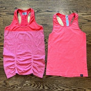 Athleta and New Balance women’s tanks